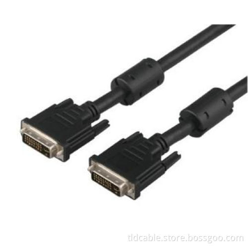 DVI Cable 24+5 Dual Link Male to Male Nickel Plated